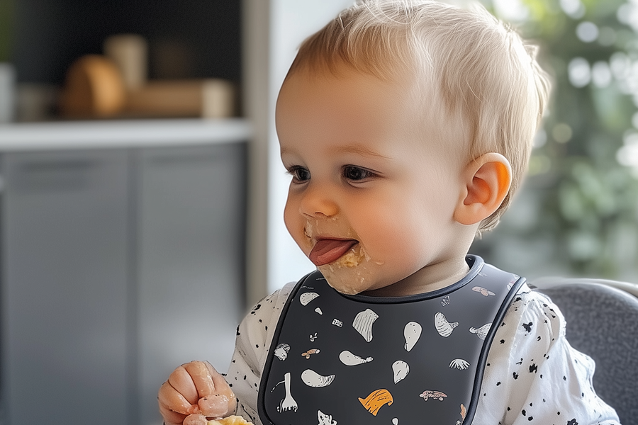 Baby Bibs with Food Catcher