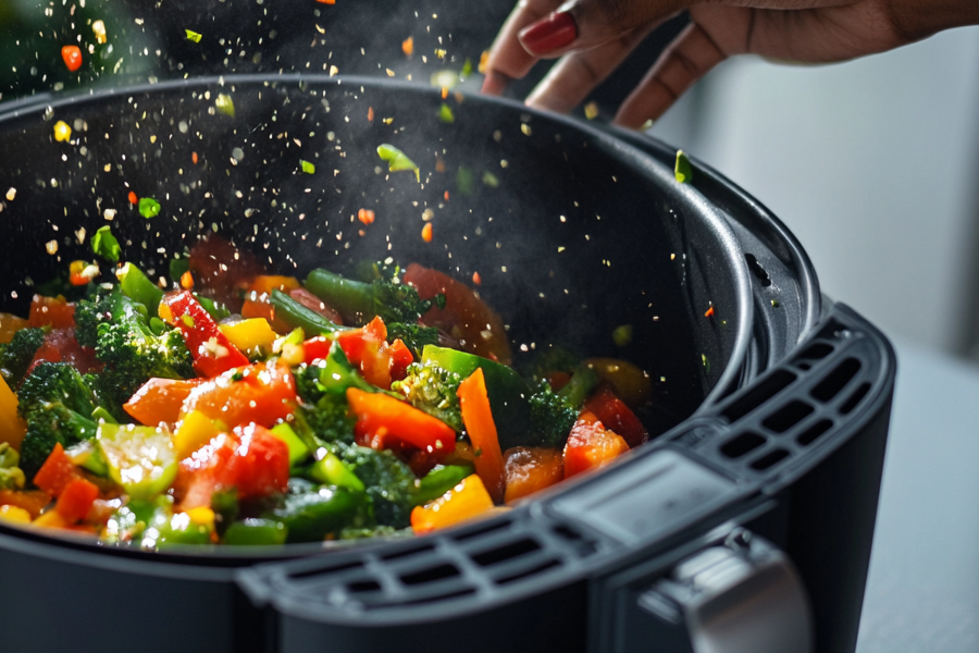 Energy-efficient mini air fryer