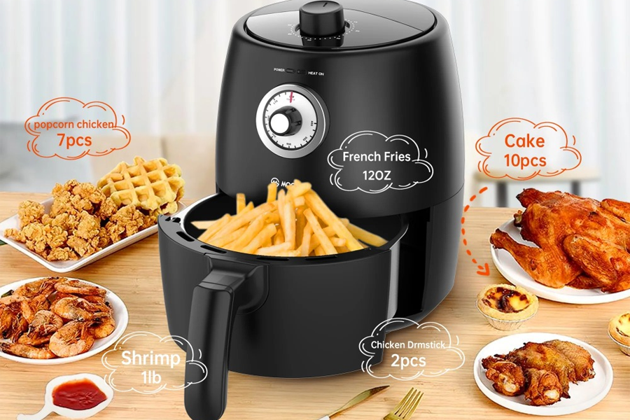 Small air fryer for kitchen