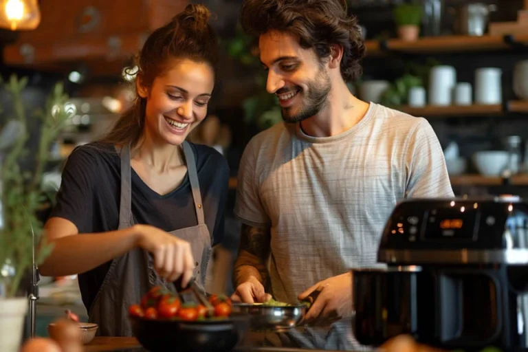 Energy-efficient mini air fryer