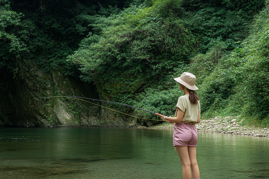 High-quality fiber fishing rods