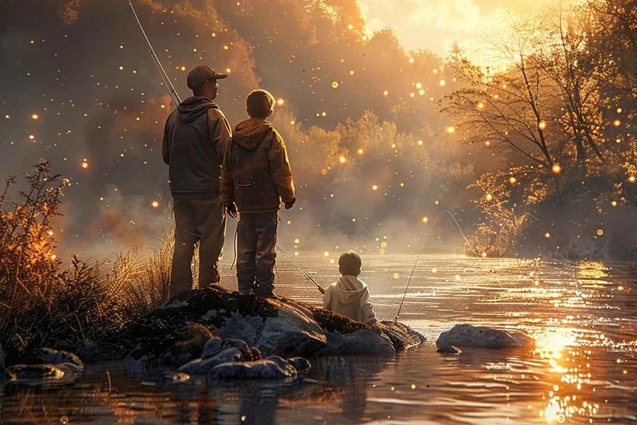 High-quality fiber fishing rods