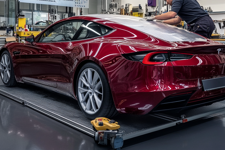 Portable car polishing machine