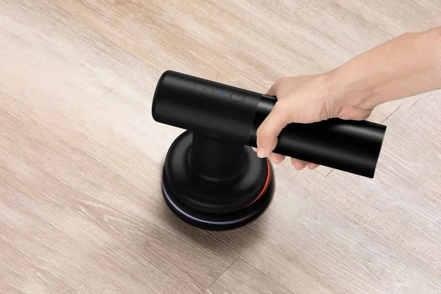 Electric buffer for car detailing